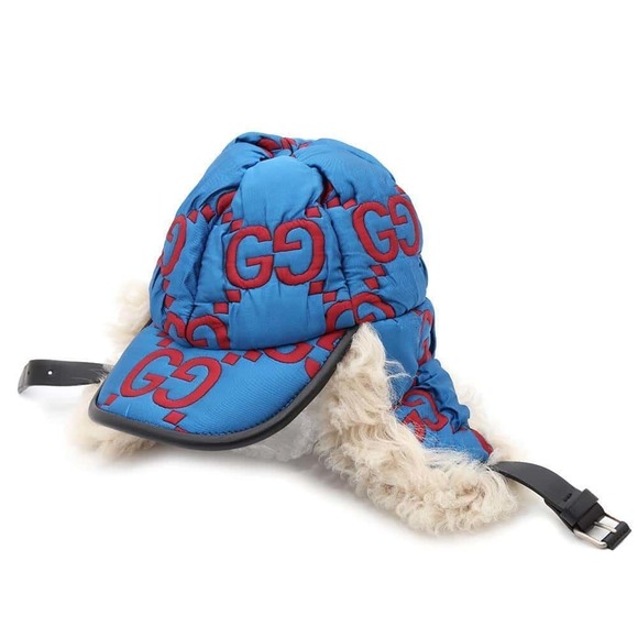 Gucci GG Nylon Ear Flap Cap - Picture 1 of 15